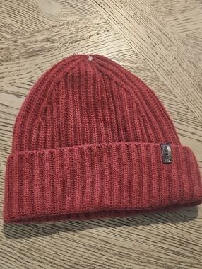 VINCE Cashmere Shaker Stitch Beanie In Black NWT $165